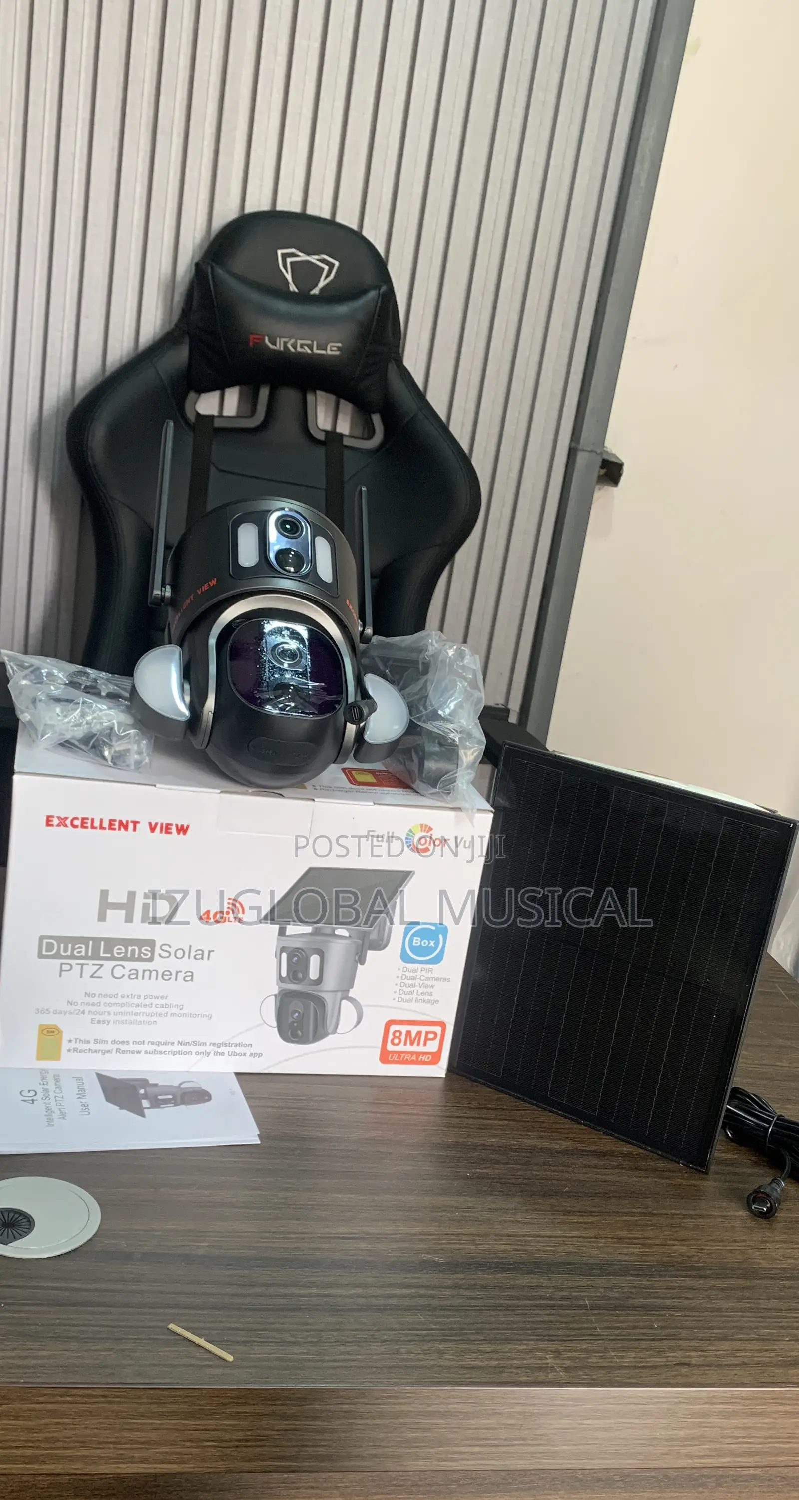 Excellent View Sd320 Dual Lens Solar Energy PTZ Camera 4g Lte