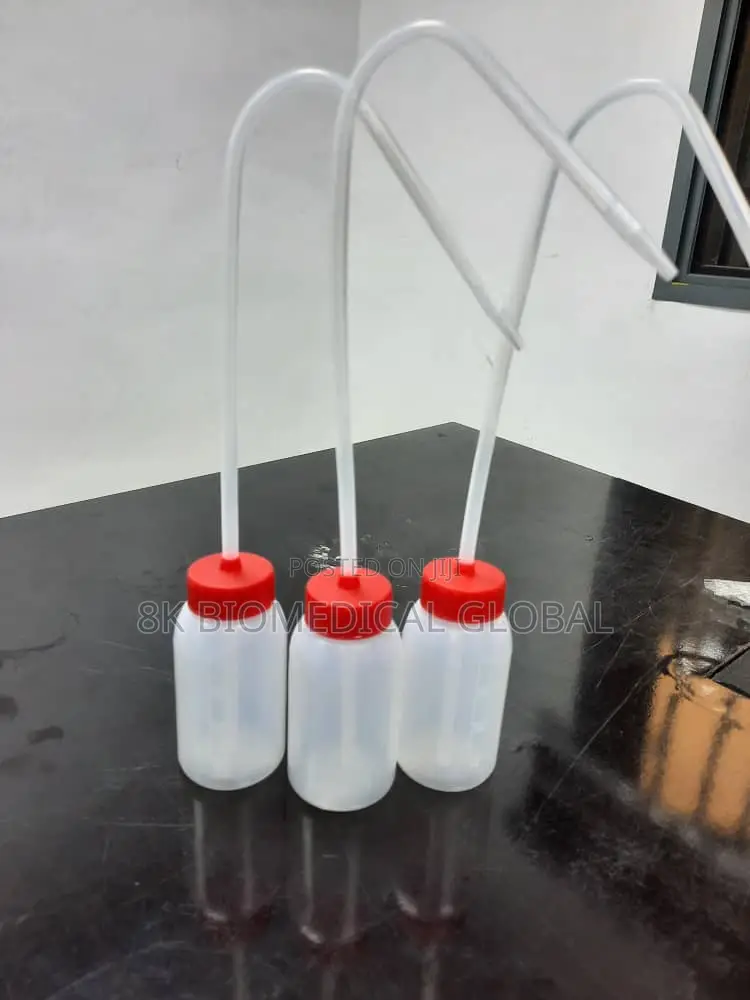 Lab Wash Bottles, for Laboratory, 100ml(Pack of 25)