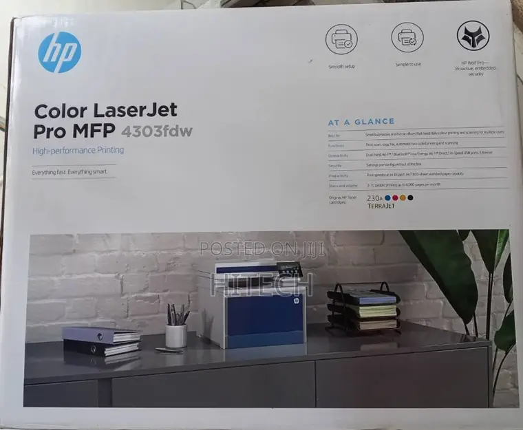 Hp Color Laserjet Pro MFP 4303fdw Printer, Print, Scan, Copy