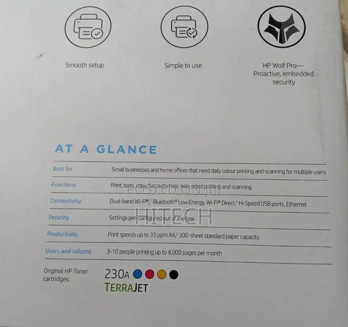 Hp Color Laserjet Pro MFP 4303fdw Printer, Print, Scan, Copy