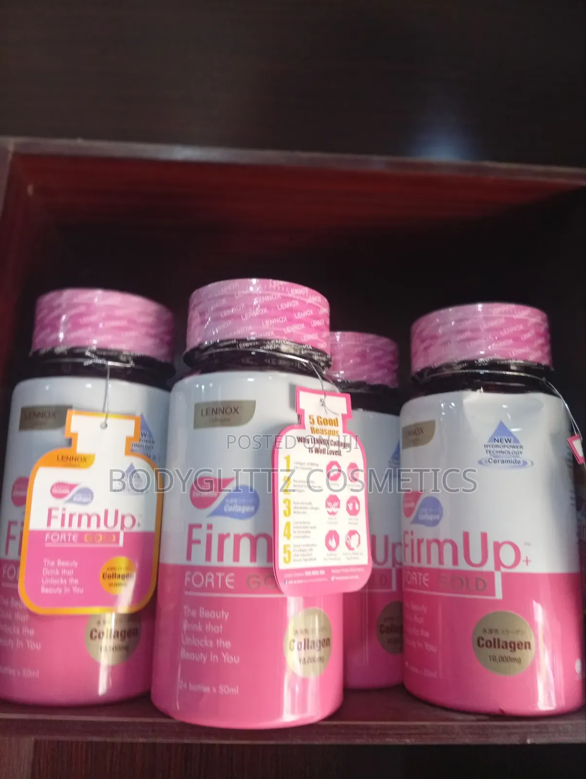 Lennox Firm Up Forte Gold Collagen Peptide Liquid