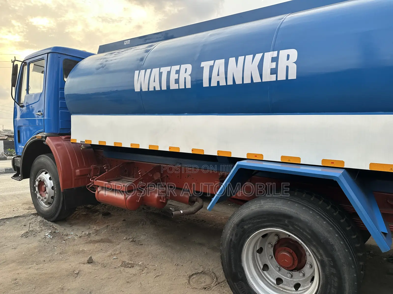 Mercedes Benz Water Tank Blue