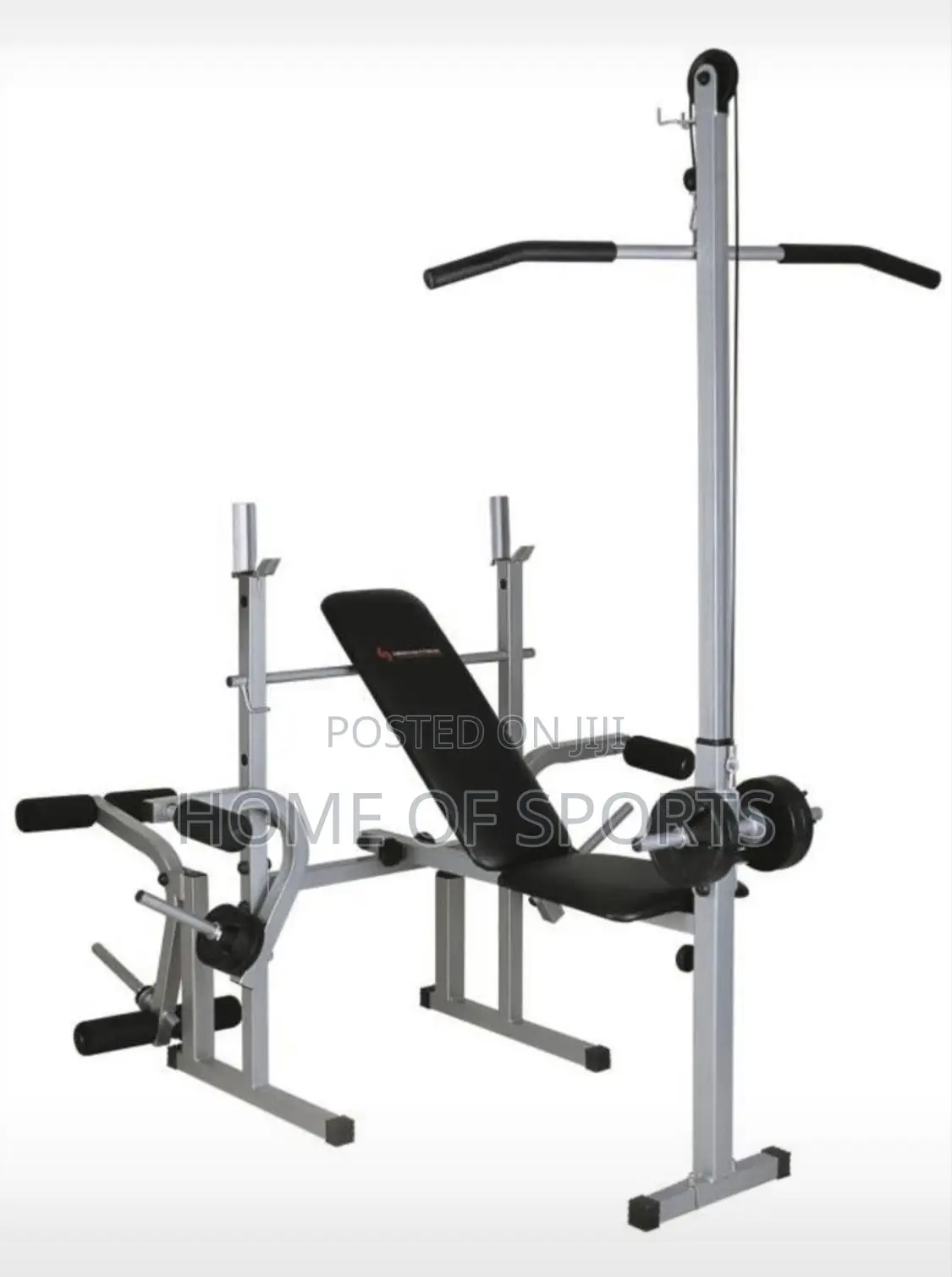 Weight Bench With Chest Push/Latt Pull