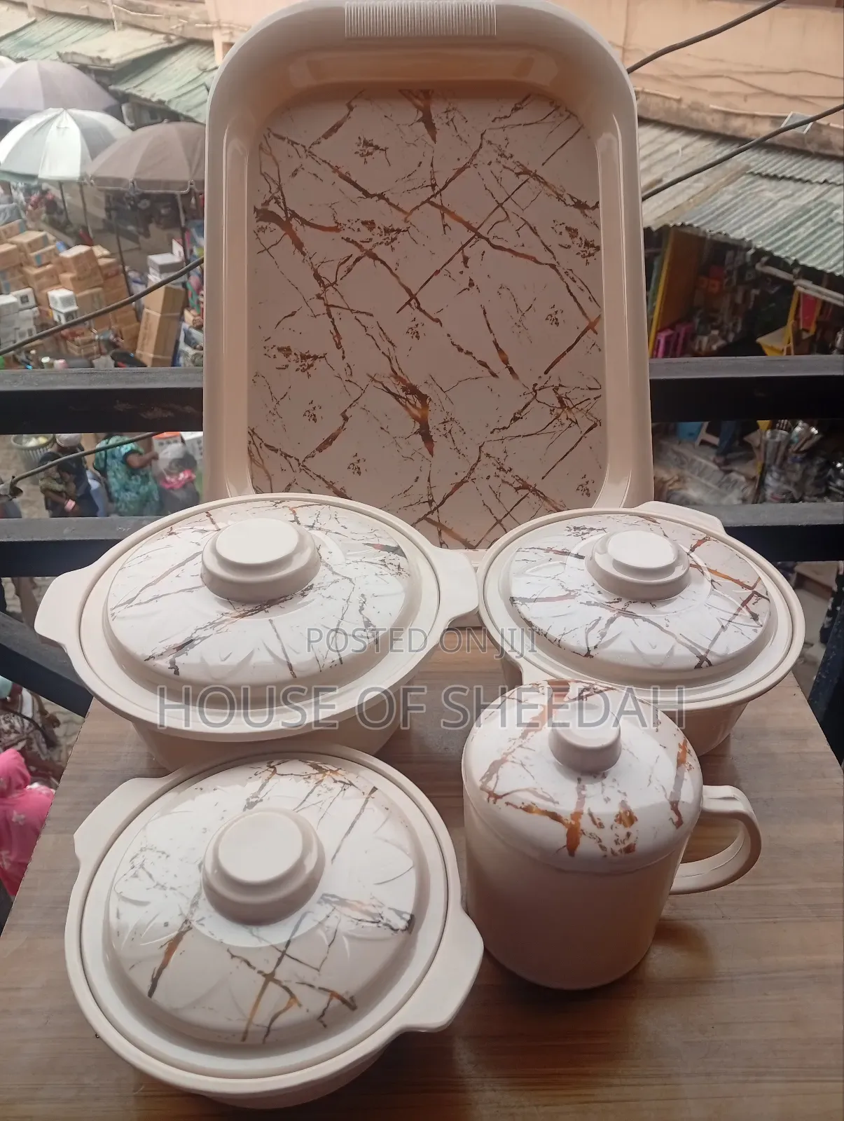 5pcs Complete Unbreakable Dining Set"