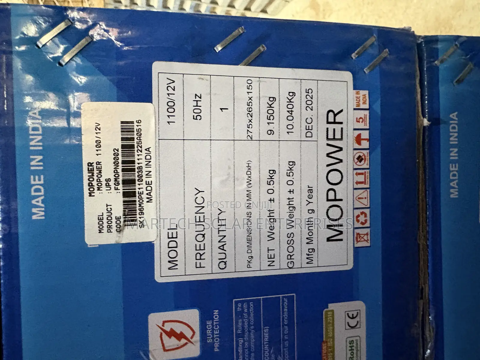 1.1kva Mopower Inverter 12v System