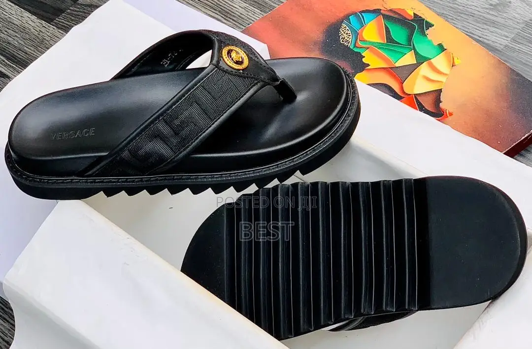Pure Luxury Versace Palm Slippers