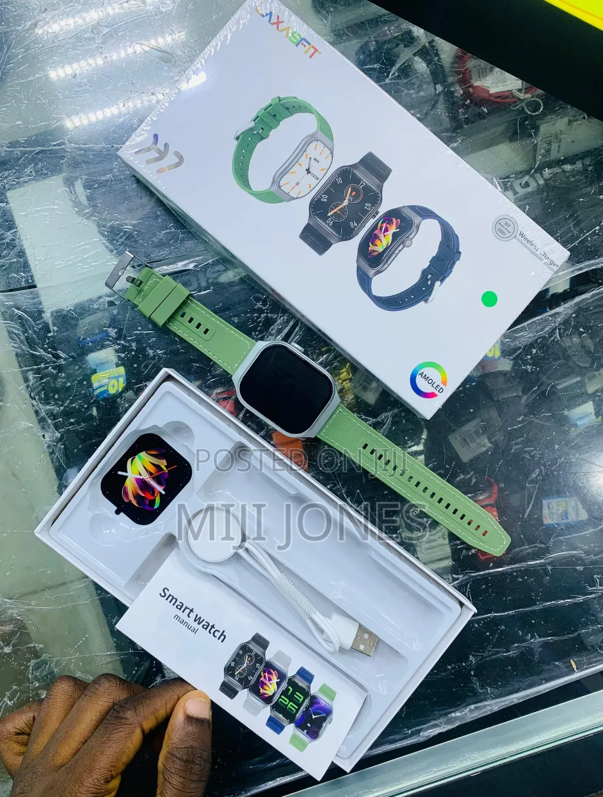 "Smart H7: All-in-one Amoled Smartwatch Experience"