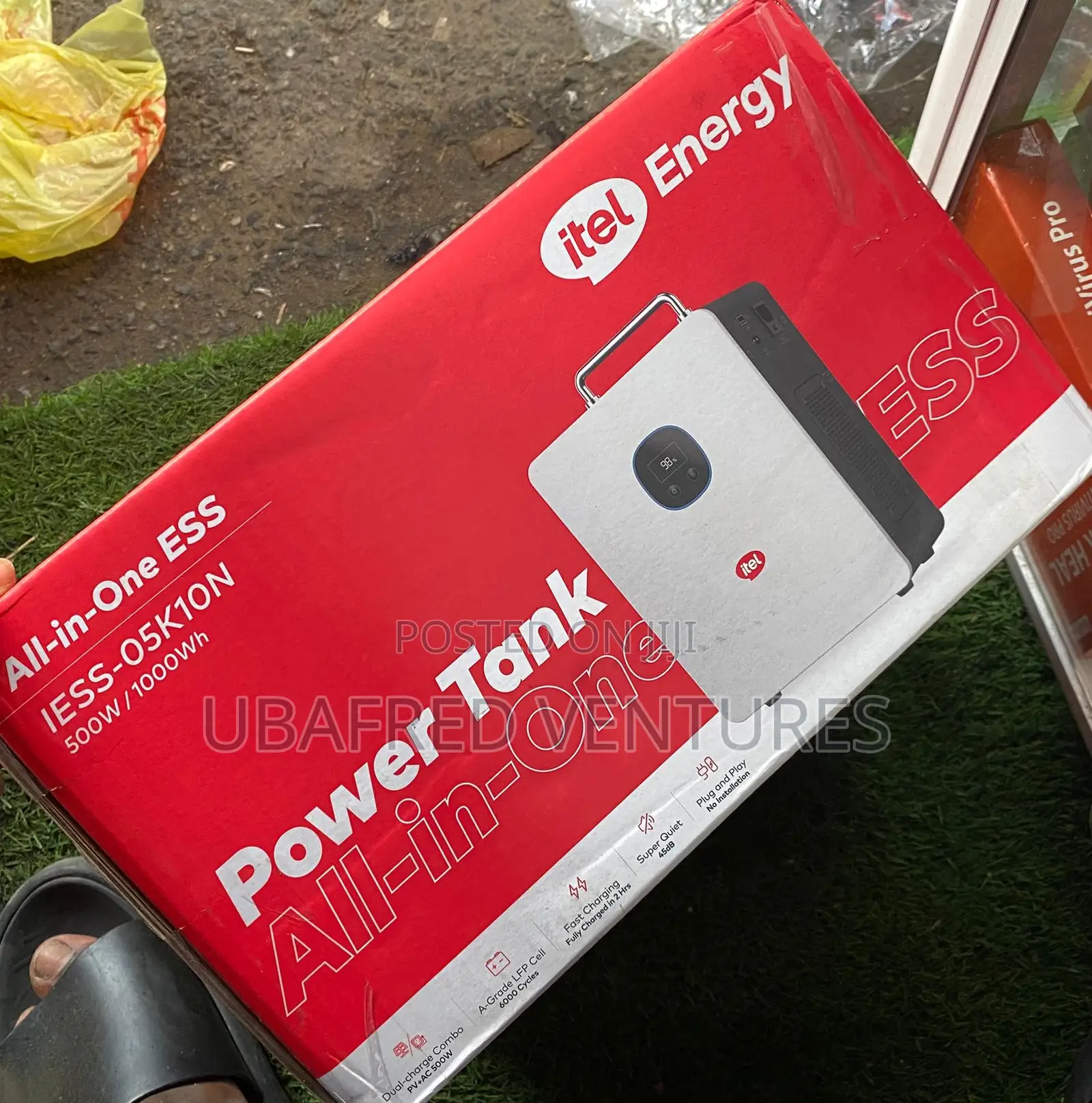 Energy 500w Inverter Power Tank + 1kwh All-in-one Solar Power System