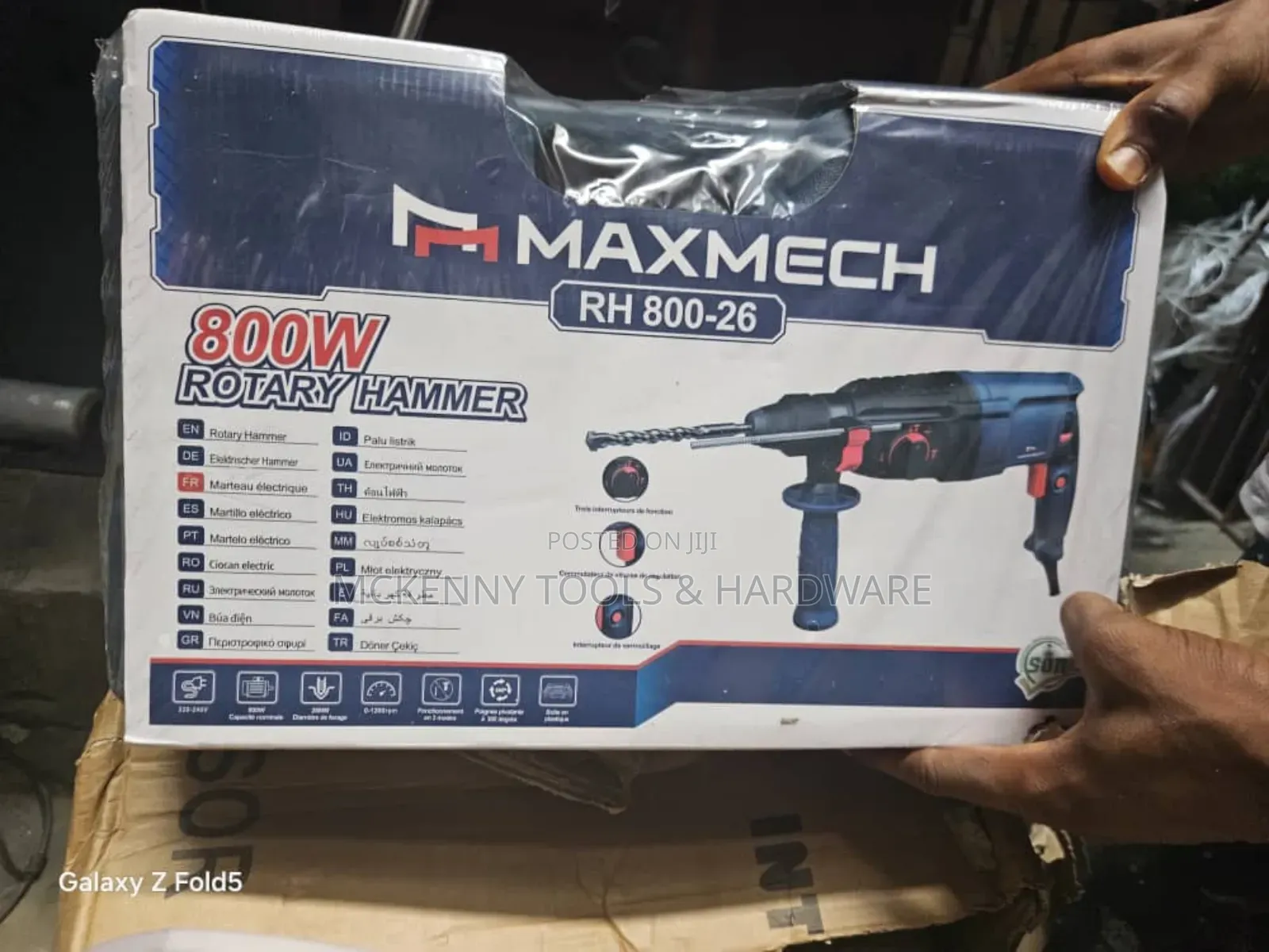 Maxmech 800w Rotary Hammer Drill (Rh 800-26)
