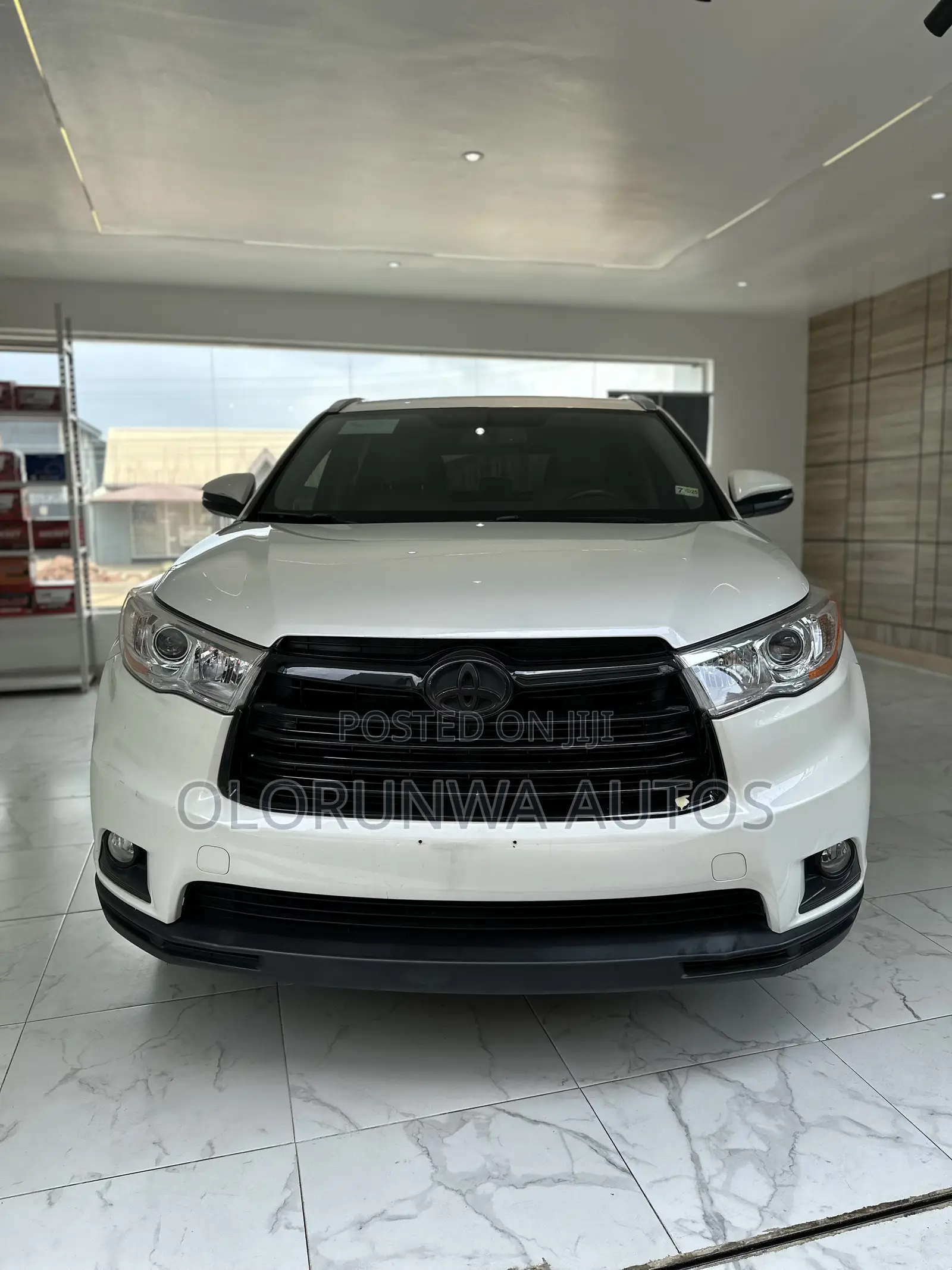 Toyota Highlander XLE V6 4x4 (3.5L 6cyl 6A) 2016 White