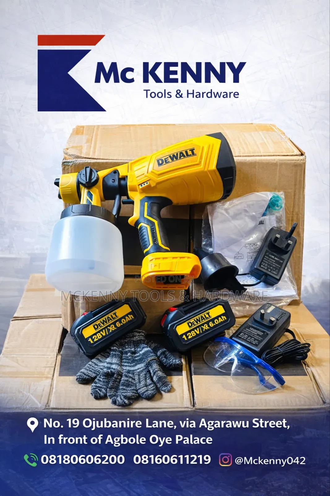 Product Name: Cordless Electric Paint Sprayer (128v)