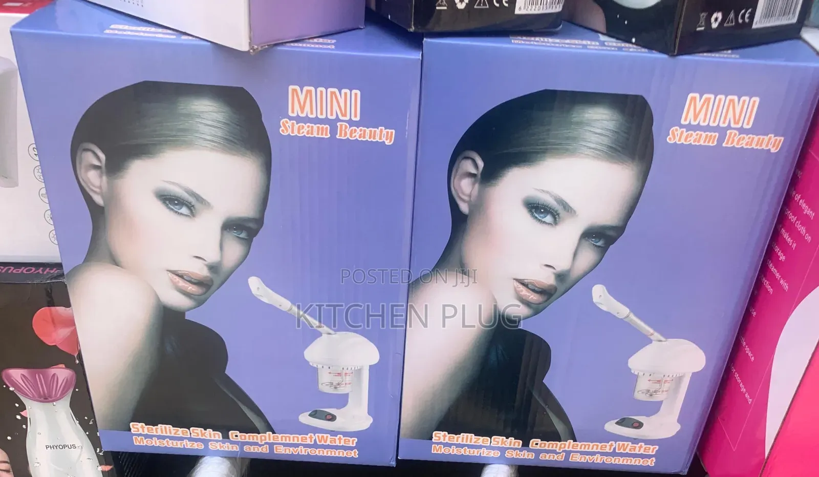 Mini Steam Beauty" Professional Portable Facial Steamer.