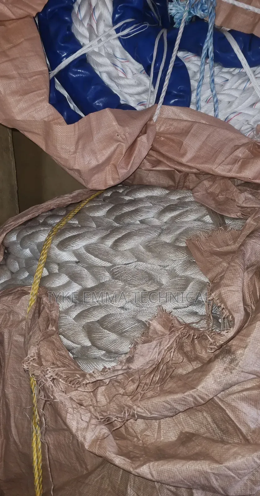 8 Strands Nylon Mooring Rope 2 1/2 Inches (64mm X 200mtrs Length