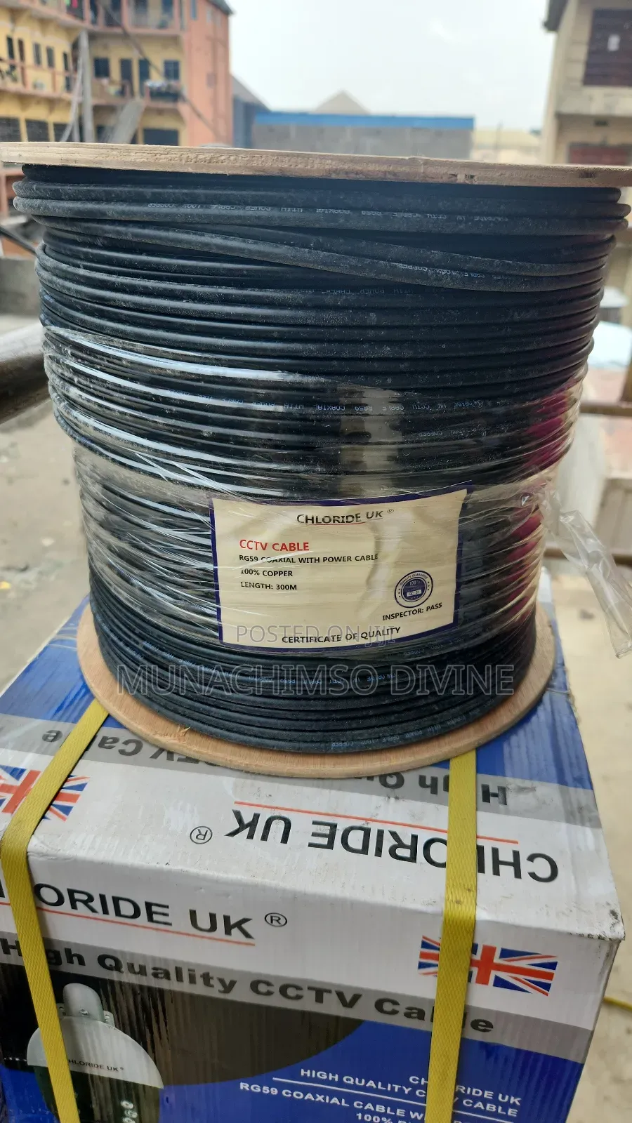 Chloride Uk Rg59 With Power Copper Cable