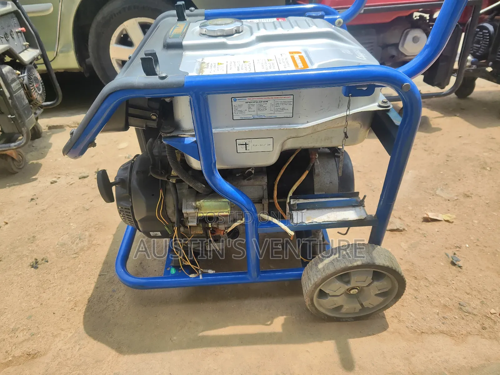 Used 5.5kva Thermocool Generator