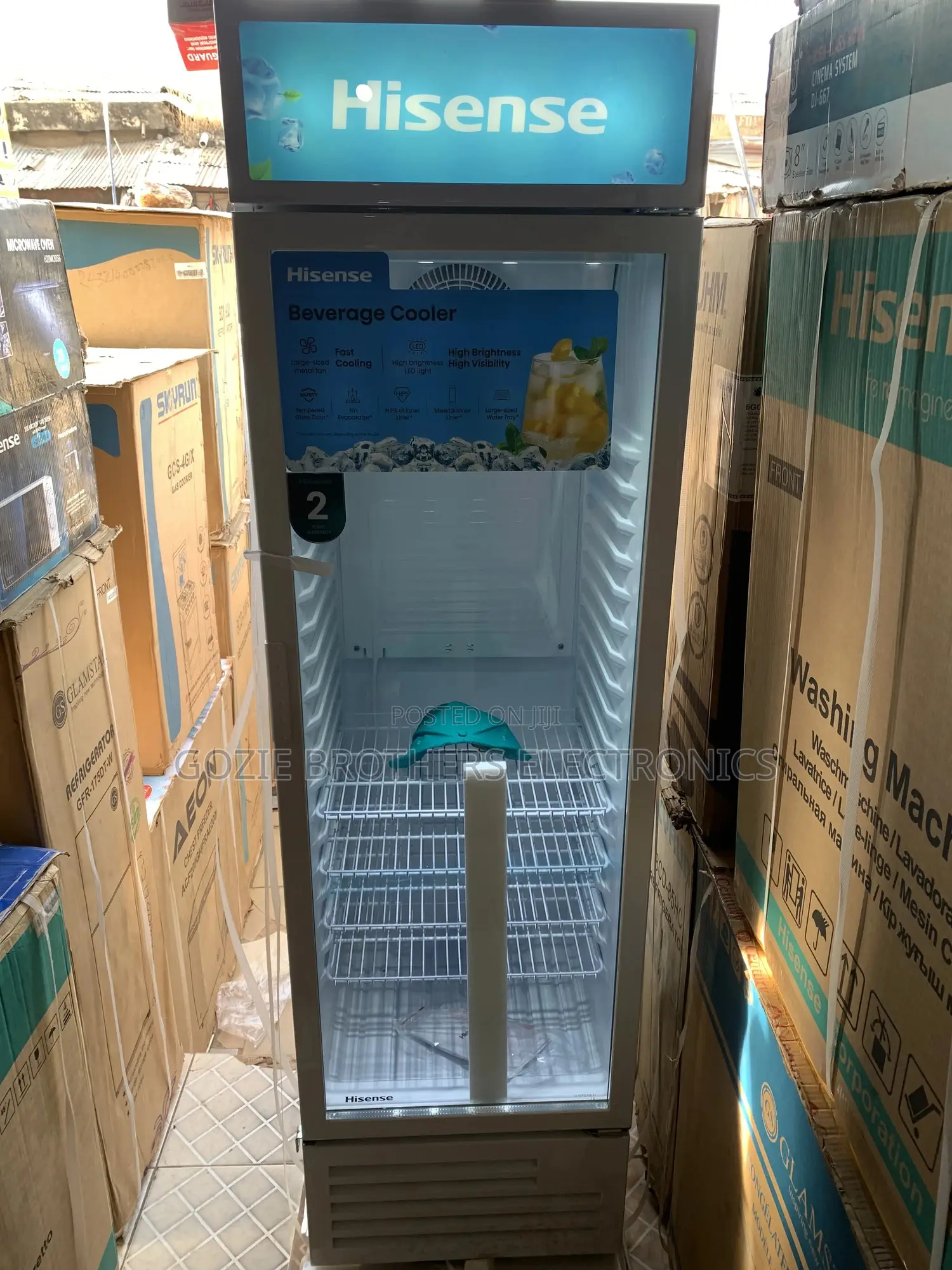 Hisense Upright Chiller 277 Liters 36fc