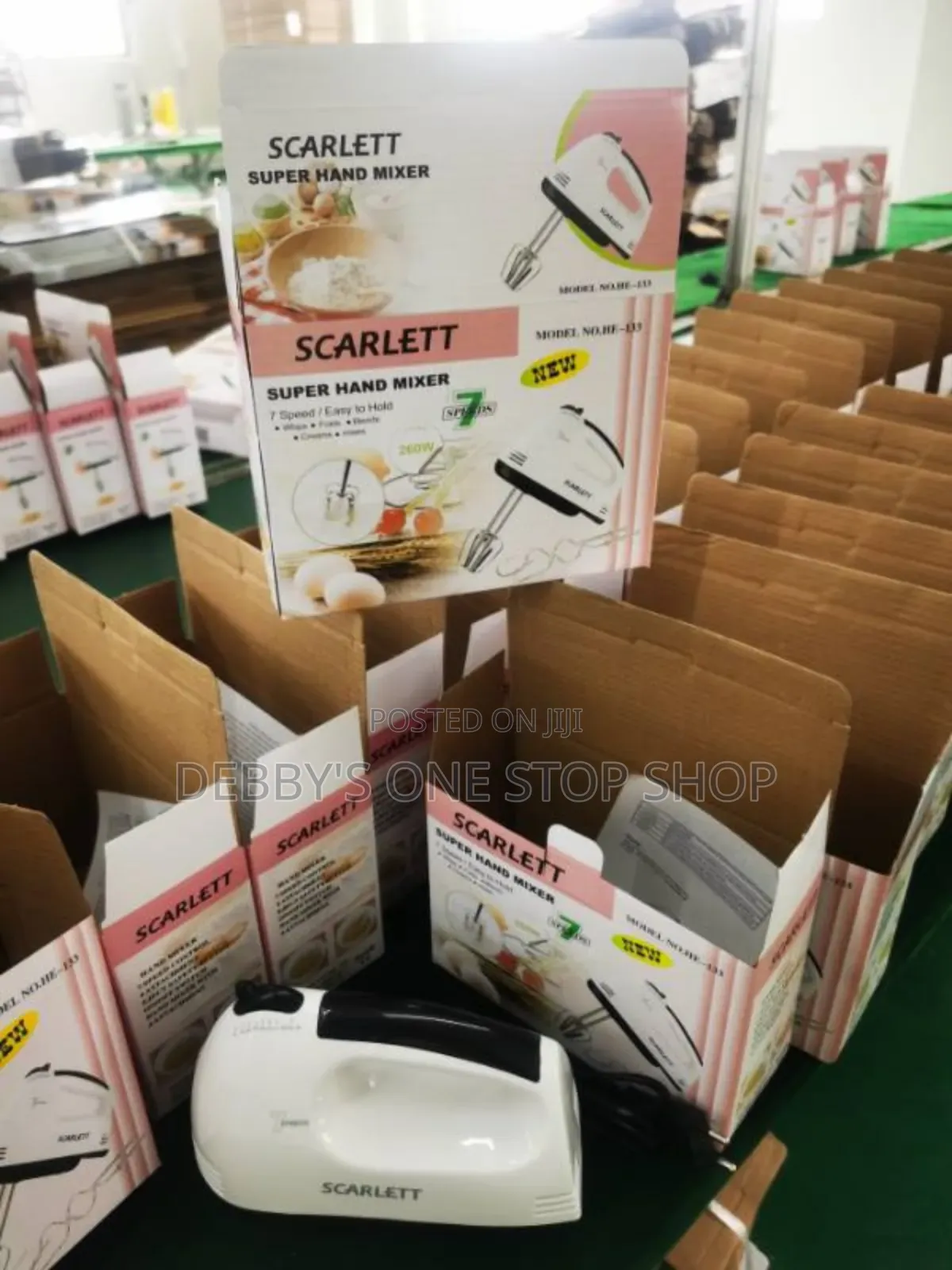 7 Speed Scarlet Hand Mixer