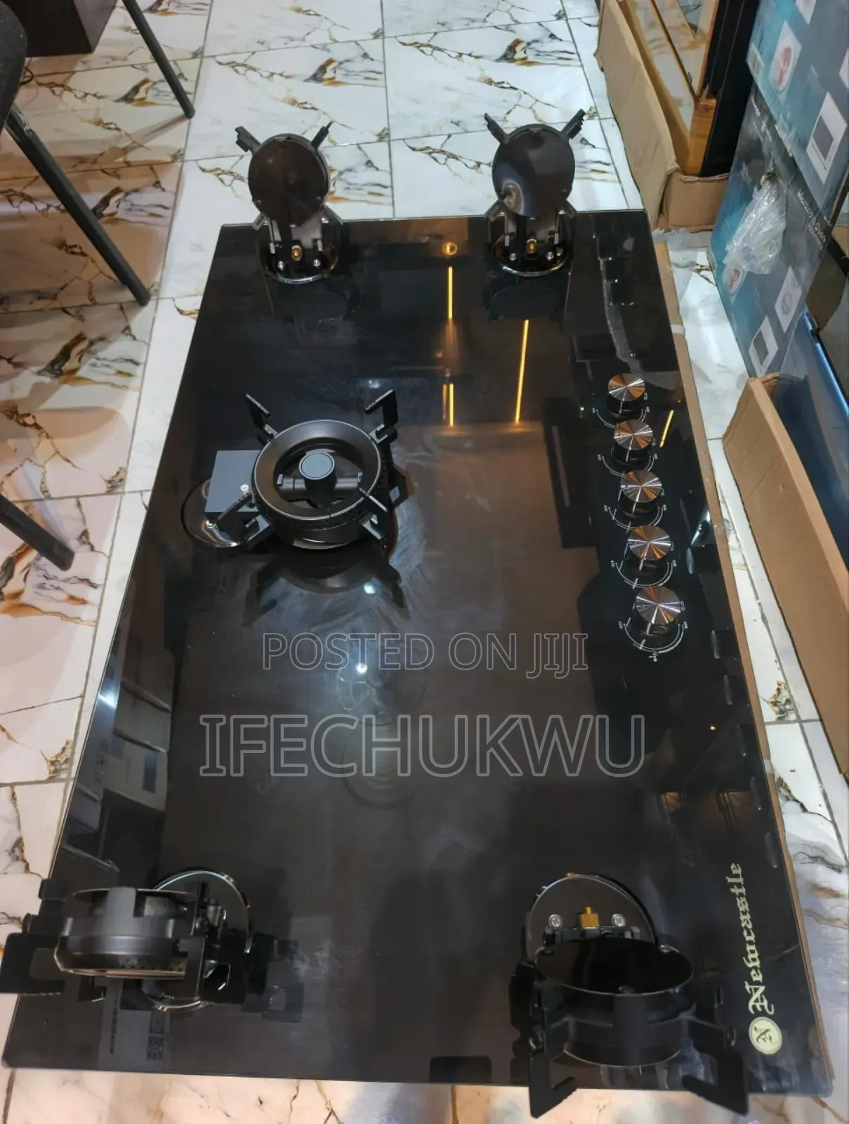 Original Newcastle Built-in Premium Flips Up 5 Burners Gas Cooker 90cm