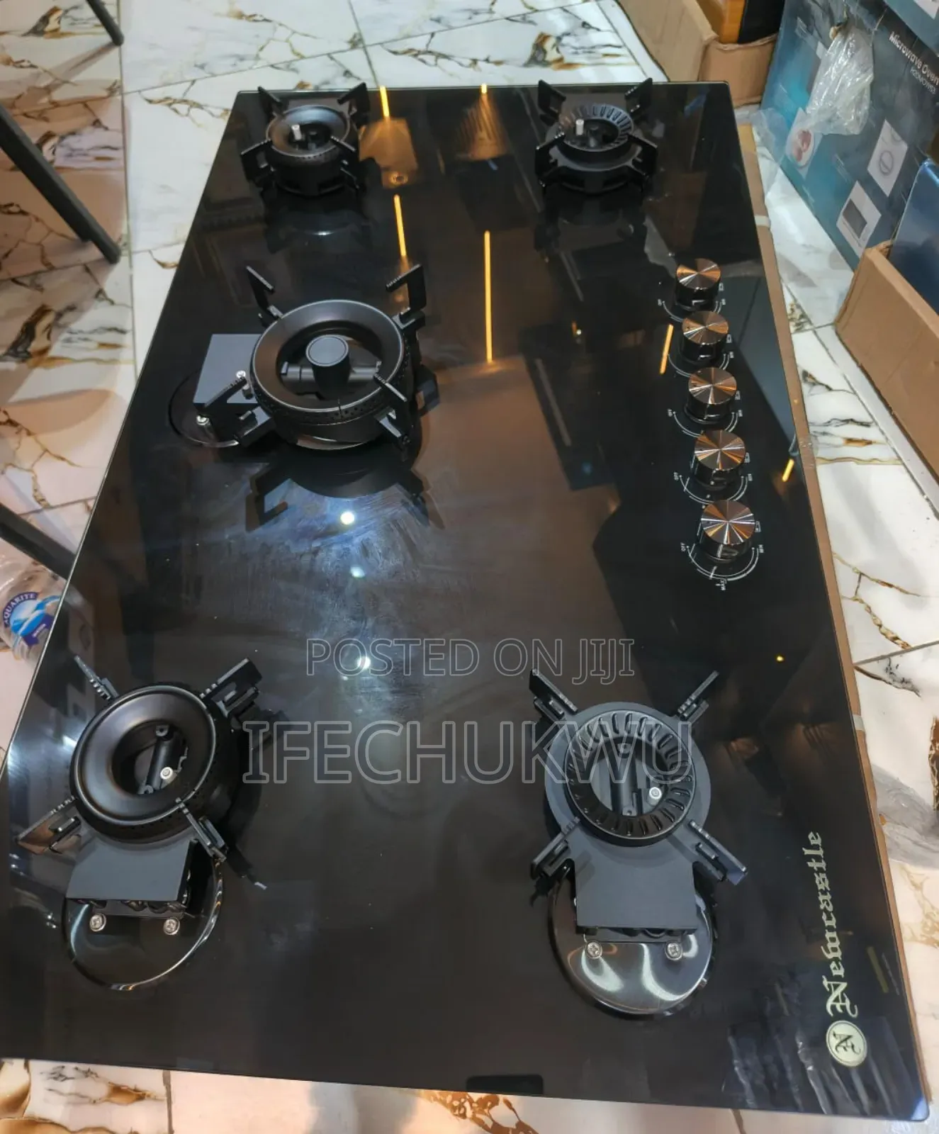 Original Newcastle Built-in Premium Flips Up 5 Burners Gas Cooker 90cm