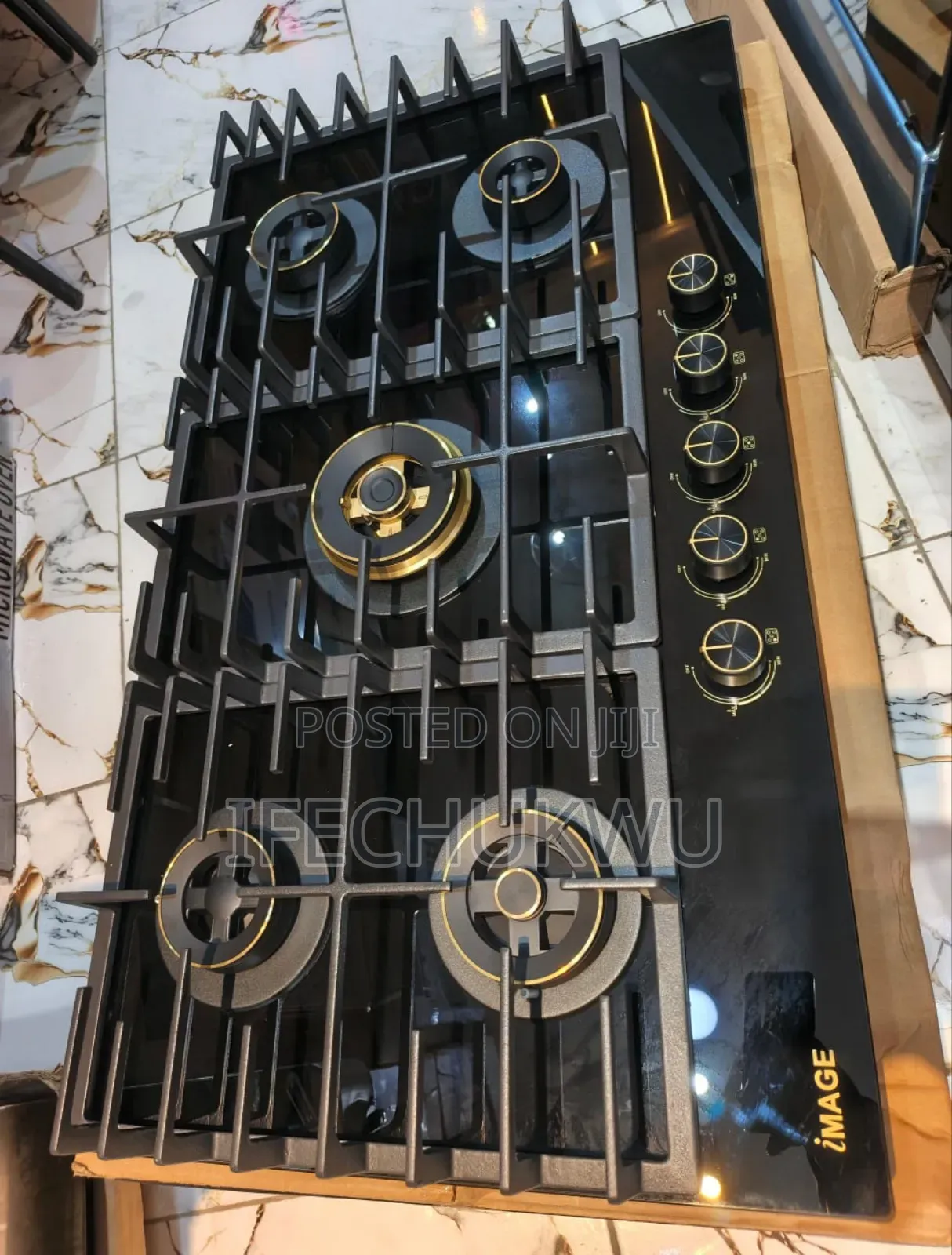 Original Quality Image Latest New Model Built-in 5 Burners Gas Cooker