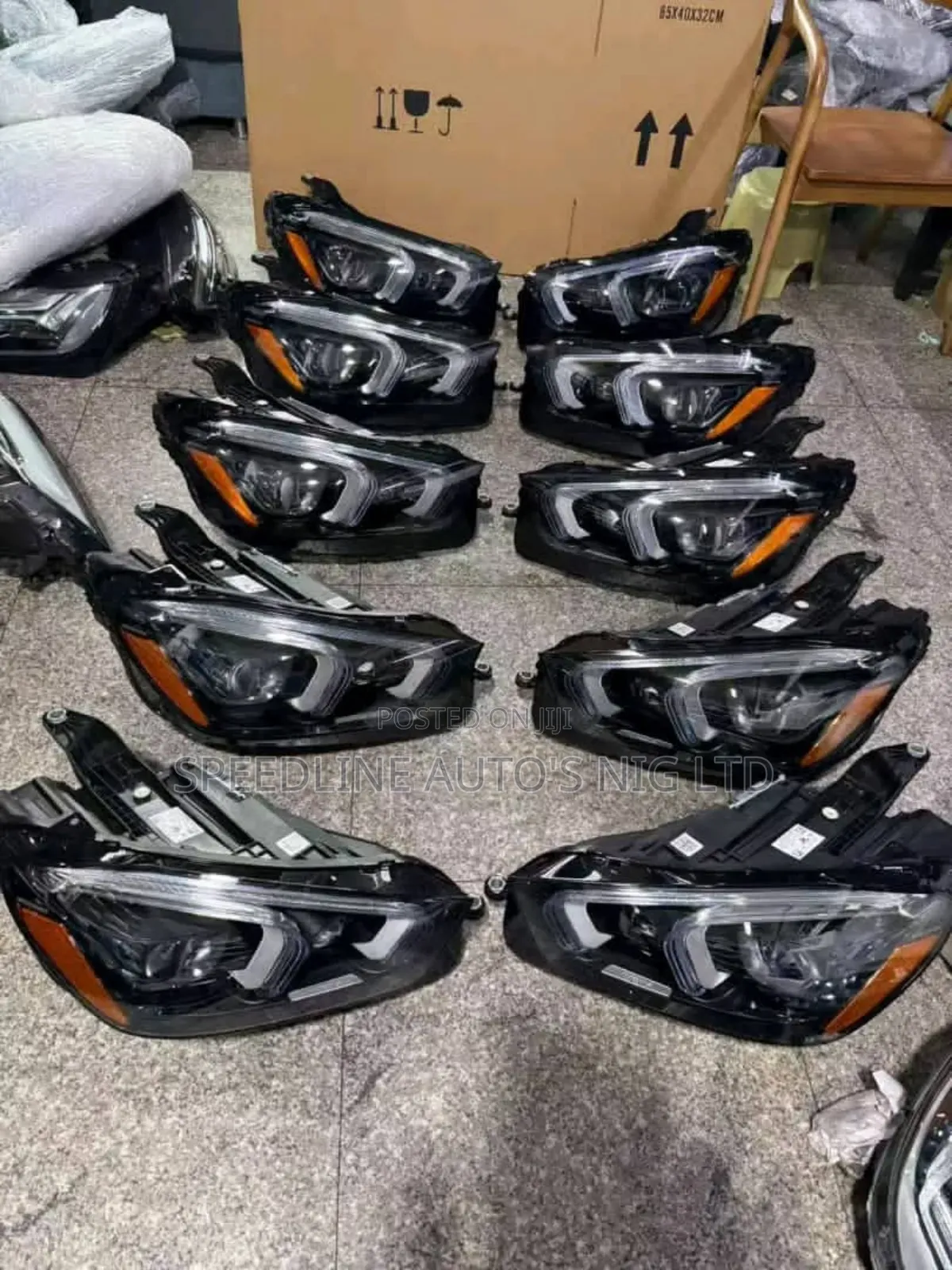 Complete Set Of Head Lamp Benz Gle 2020 To 2024 Model