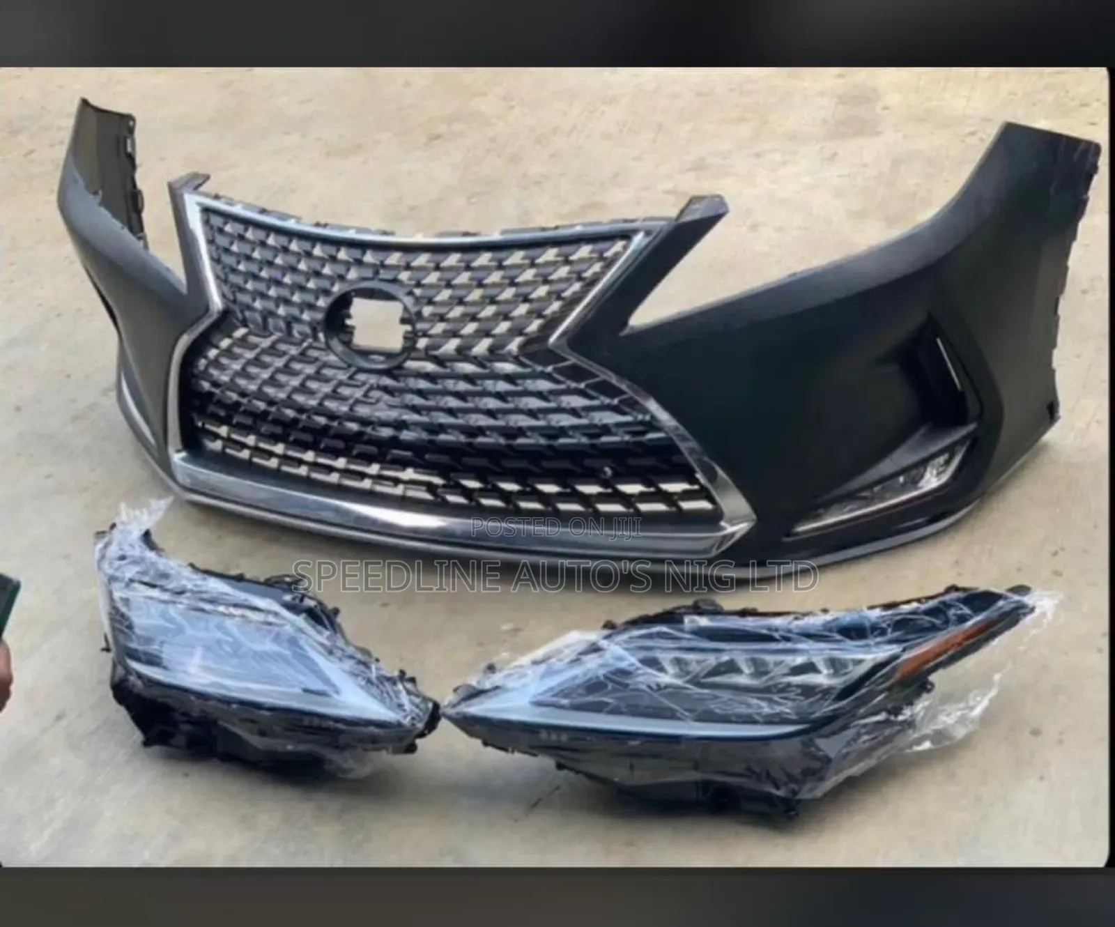 Complete Front Bumper Lexus Rx350 2020/2022 With Head Lamps