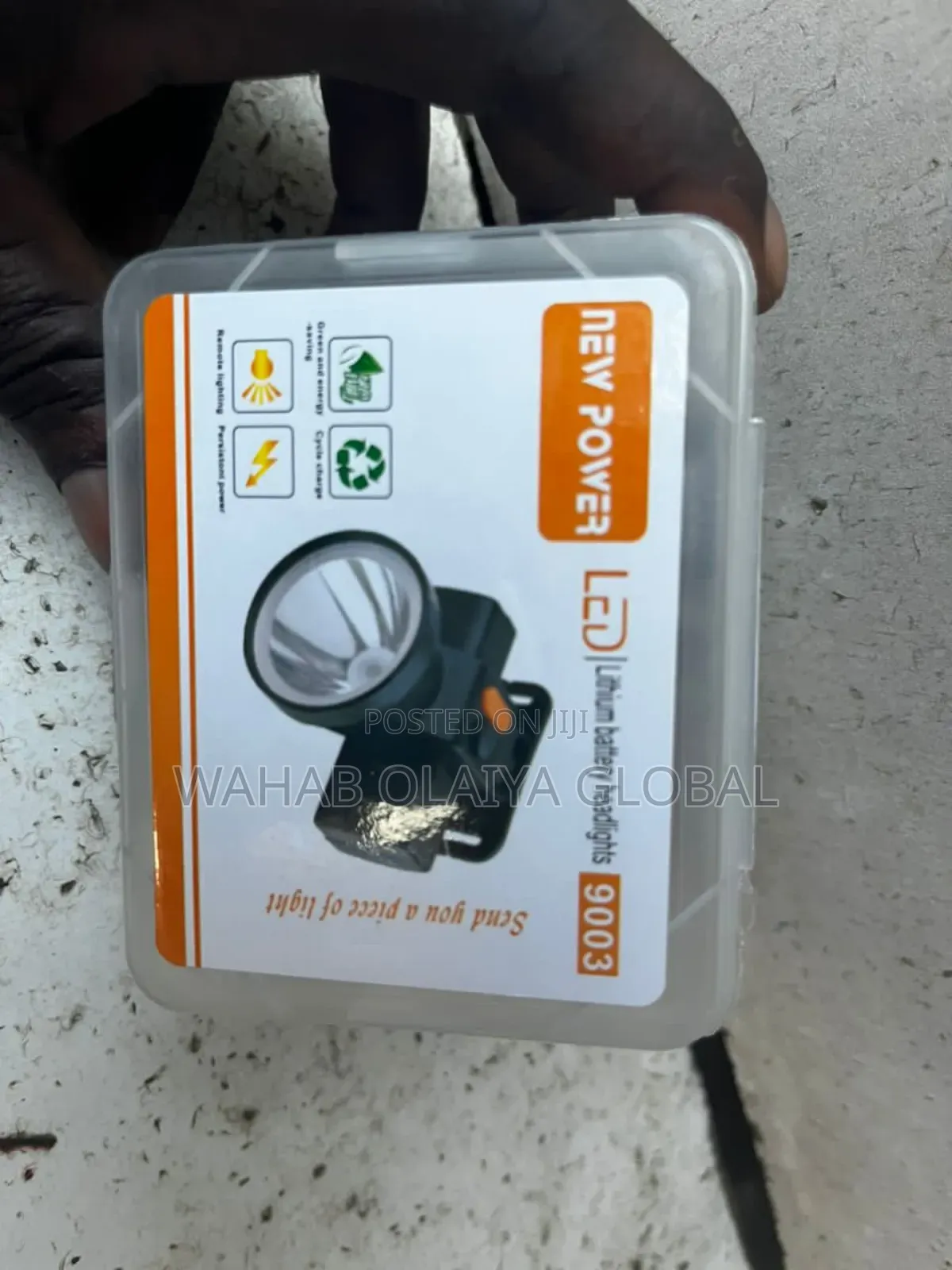 New Power 9003 Rechargeable Led Headlamp 3000mah