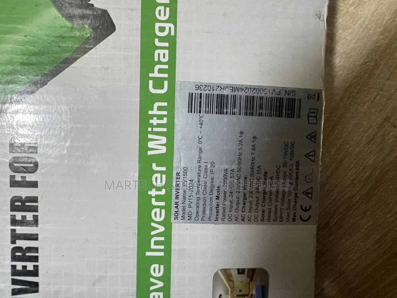 2kva/24v Hybrid Must Solar Inverter With Guarantee