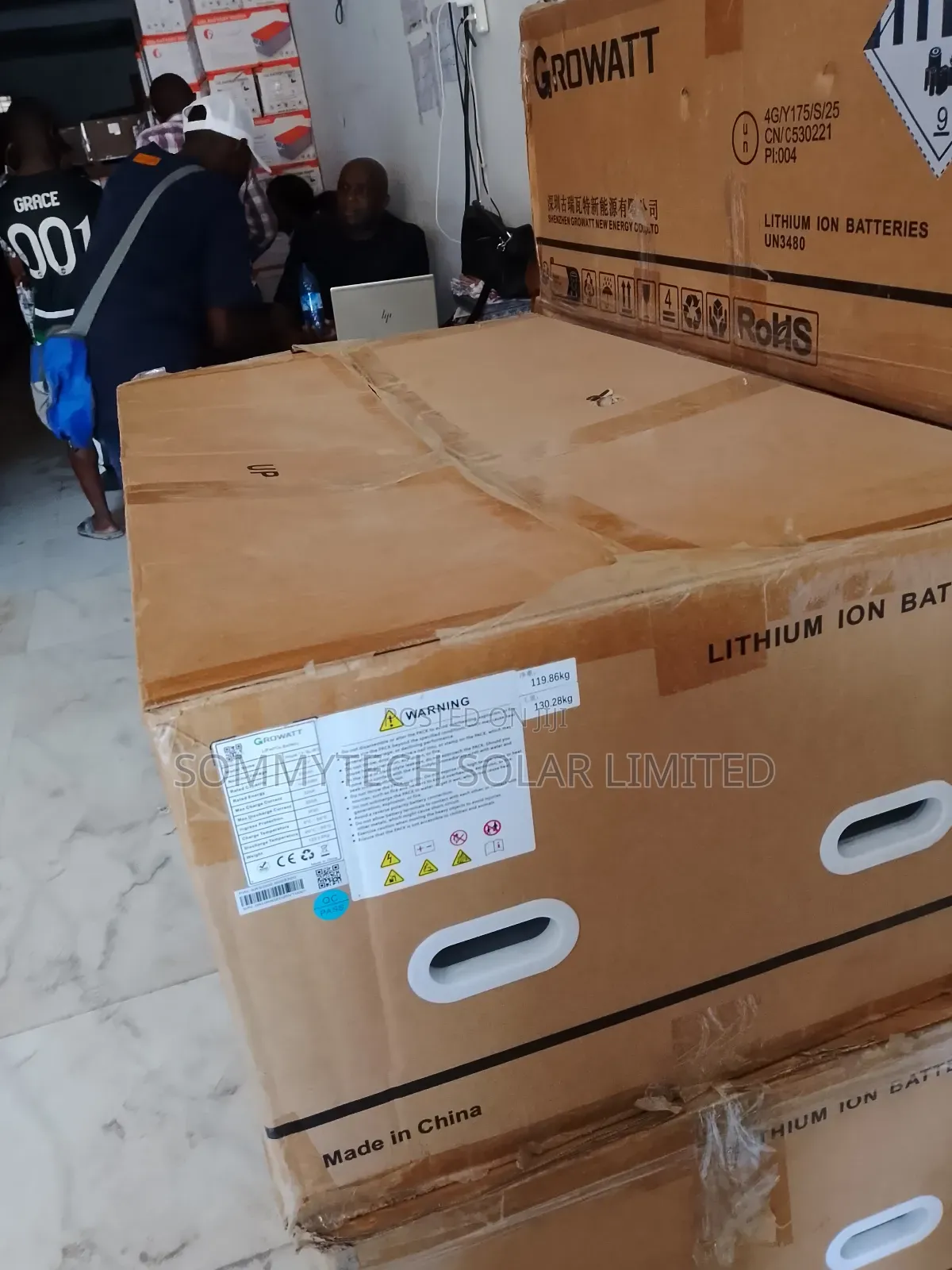 14.3kwh Growatt Luthiun Ion Battery 48v