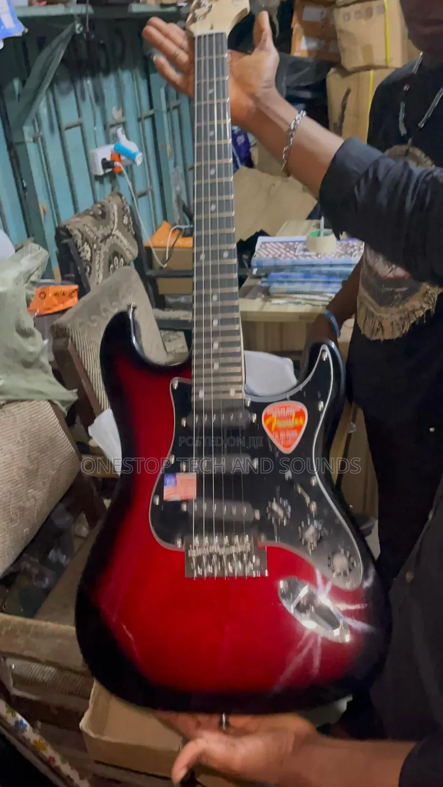 Fender Stratocaster Electric Guitar – Crimson Red Burst