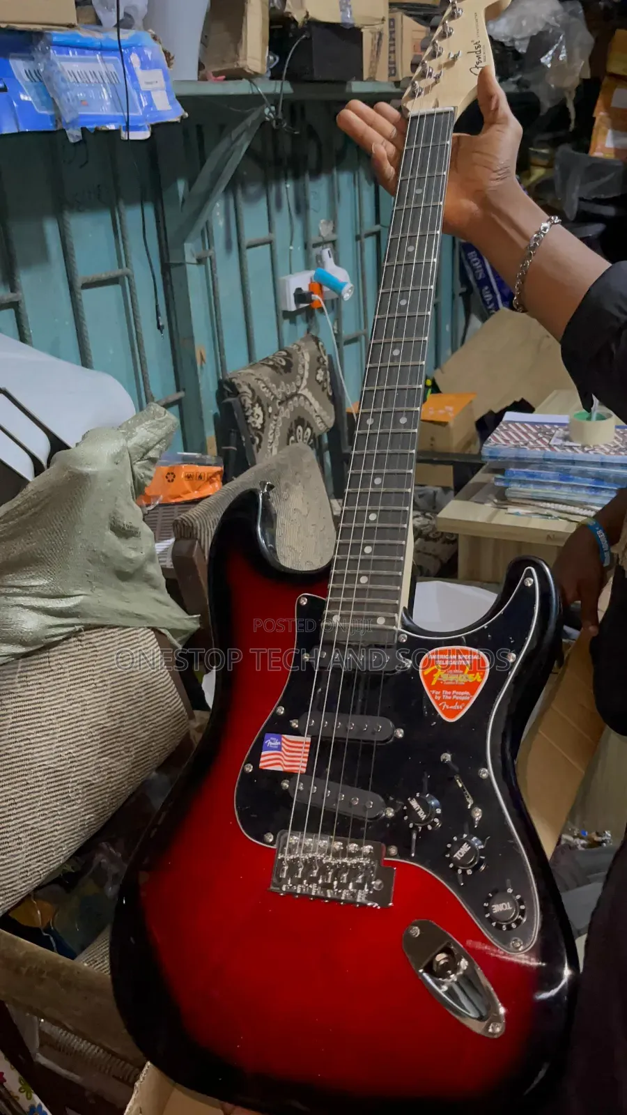 Fender Stratocaster Electric Guitar – Crimson Red Burst
