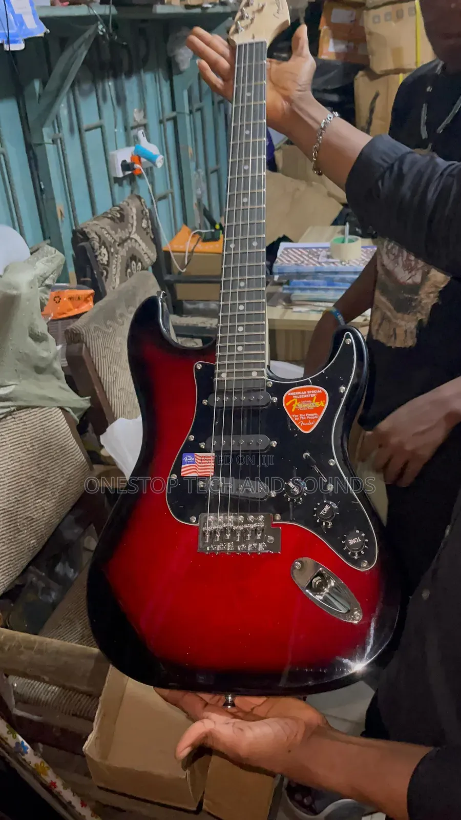 Fender Stratocaster Electric Guitar – Crimson Red Burst