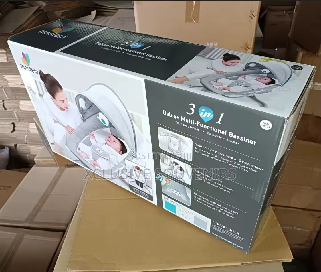 Mastela 3-in-1 Deluxe Multi-functional Bassinet/Swing