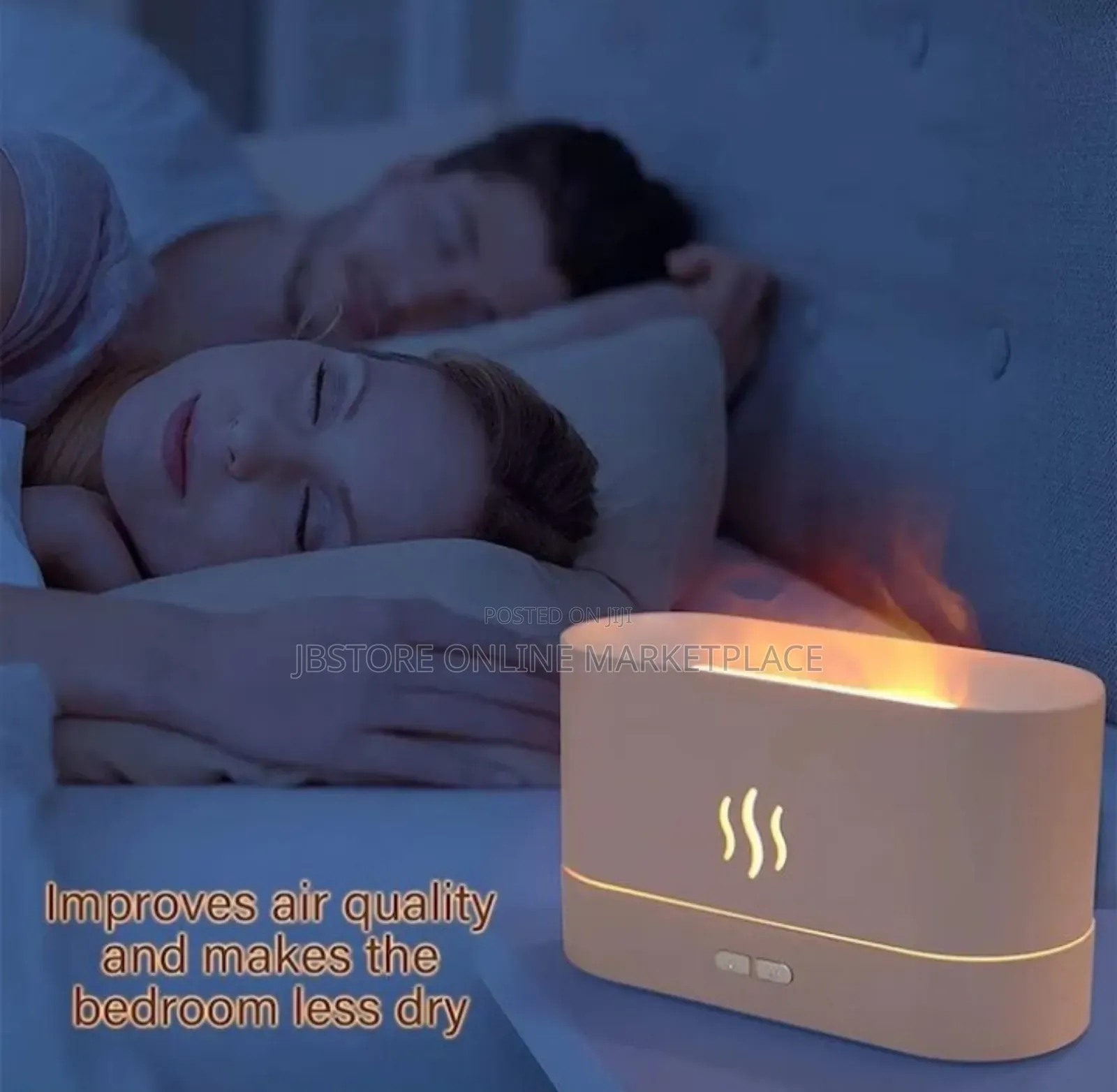 2 in 1 Flame Aroma Diffuser,Functions as Humidifier and Aromatherapy