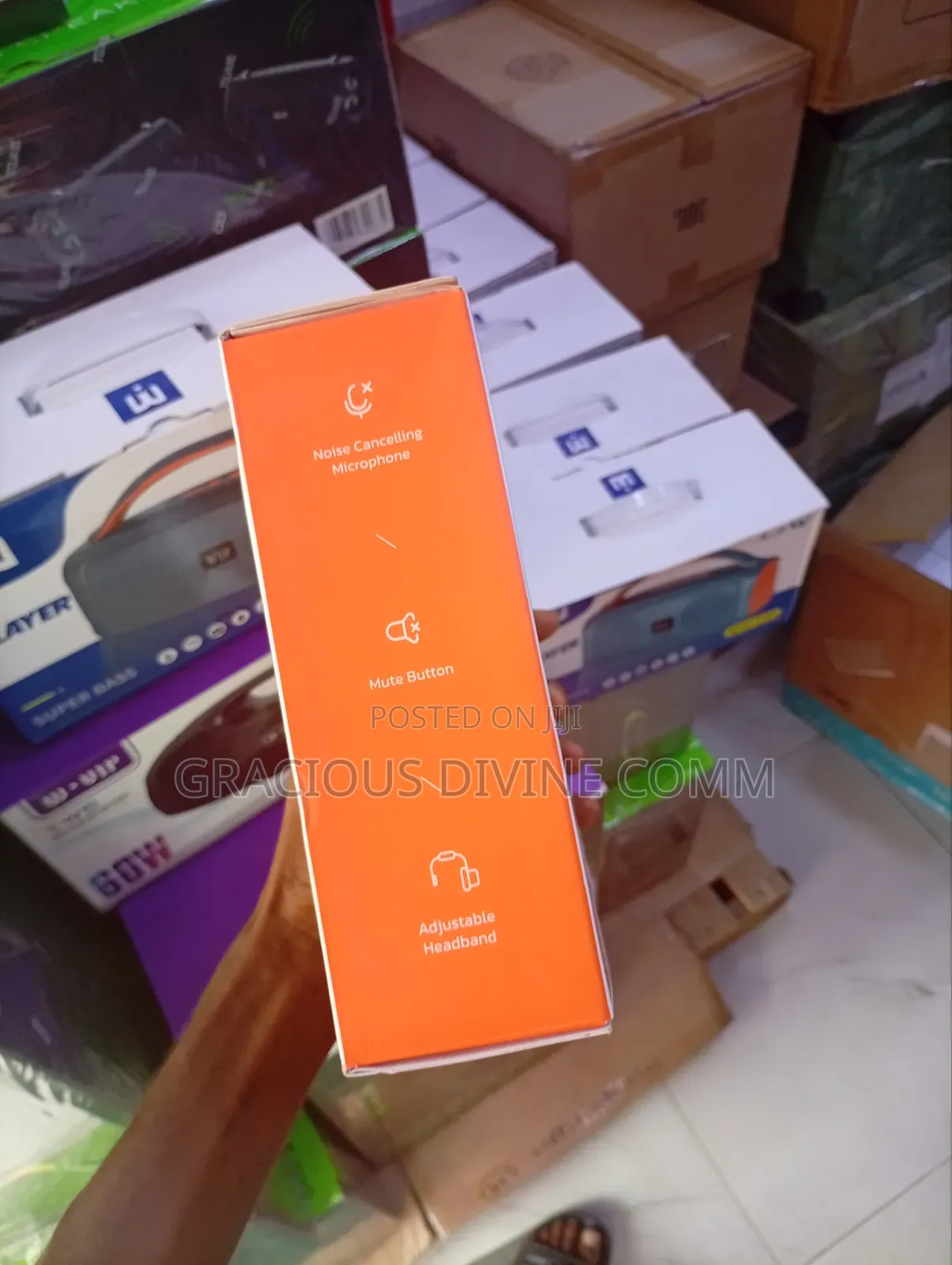 Porodo Enc Wireless Work Headphone Pd-MHDMP-Bk