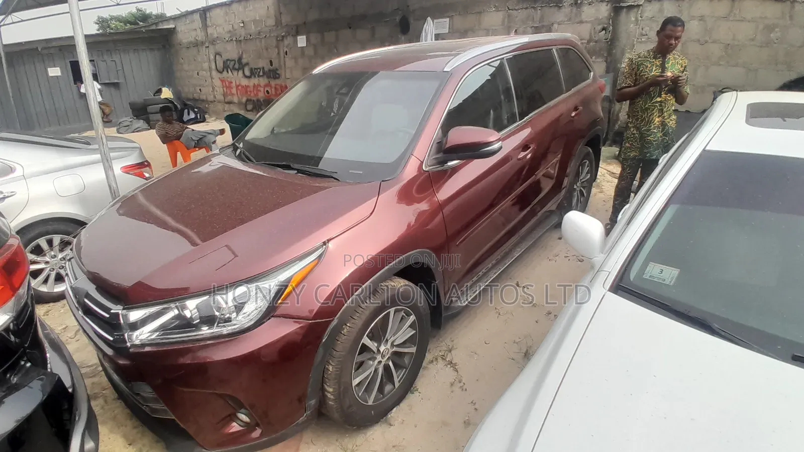 Toyota Highlander Limited 4x2 V6 (3.5L 6cyl 8A) 2017 Red