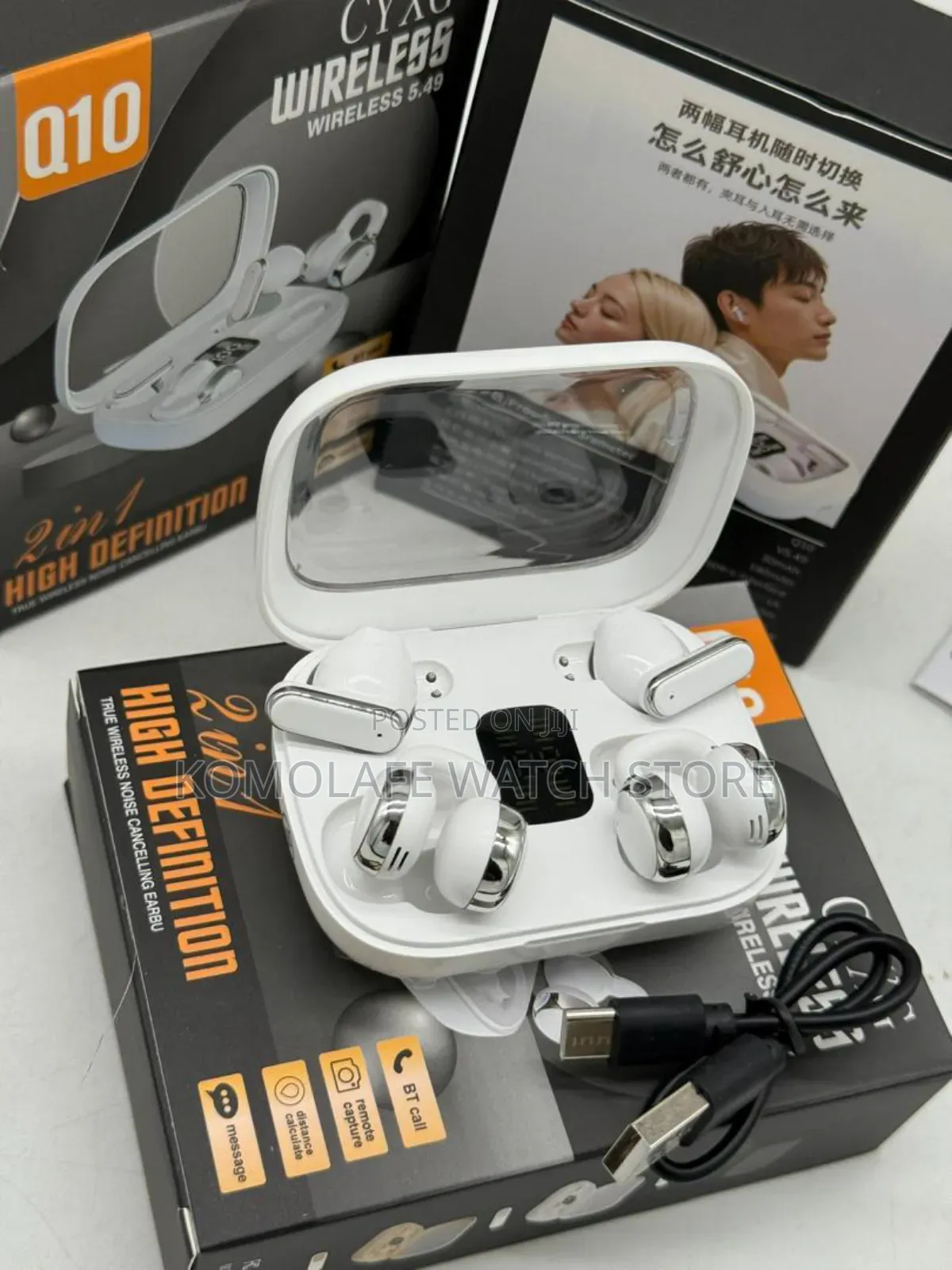 2 in 1 Open Ear Pods Qya