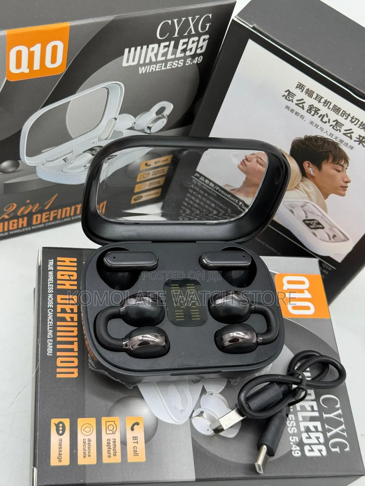2 in 1 Open Ear Pods Qya
