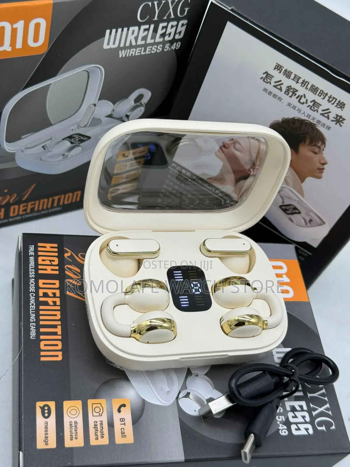 2 in 1 Open Ear Pods Qya