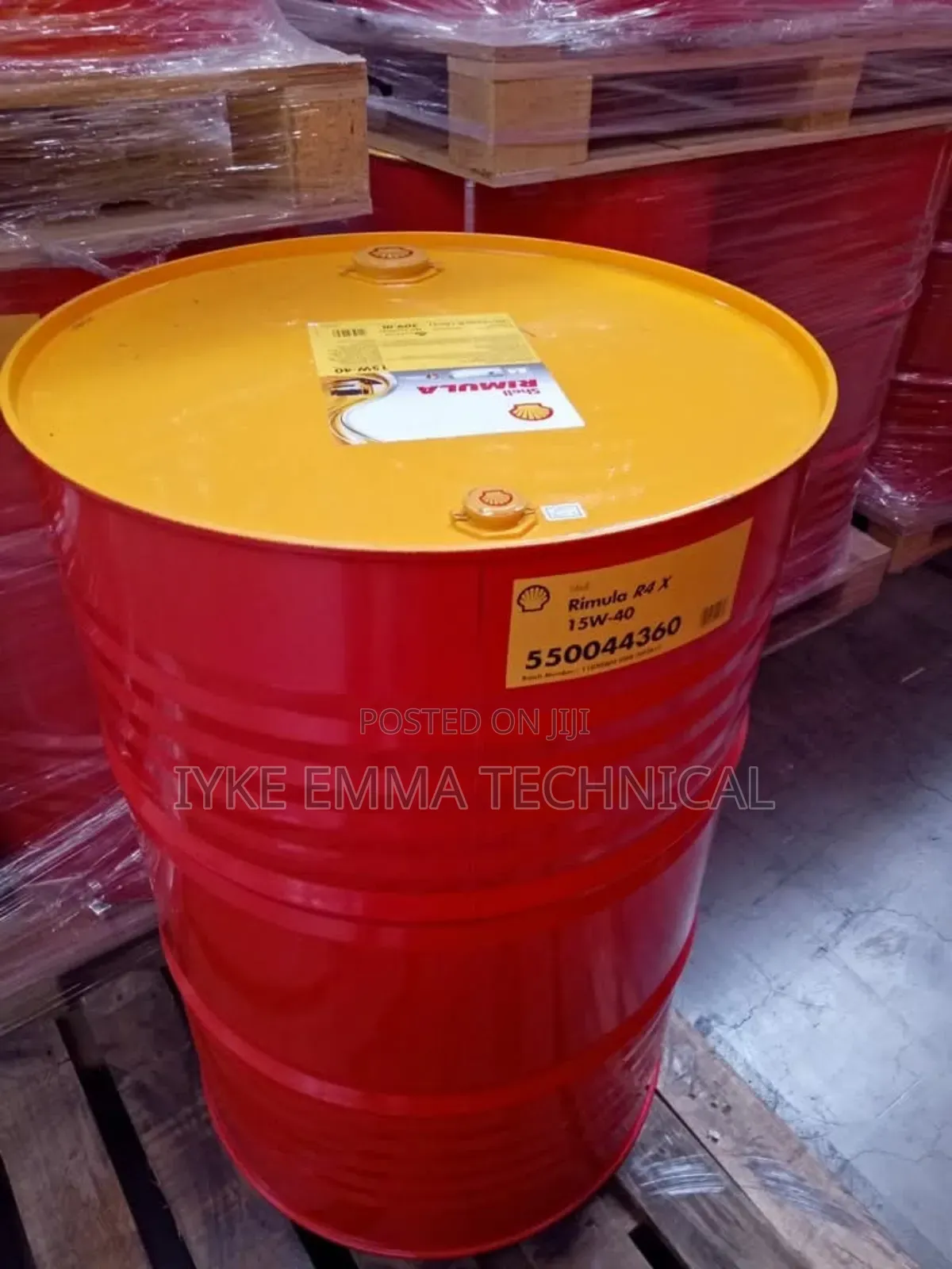 Shell Rimula R4 X 15w-40 Industrial Lubricant 209-Liter Drum