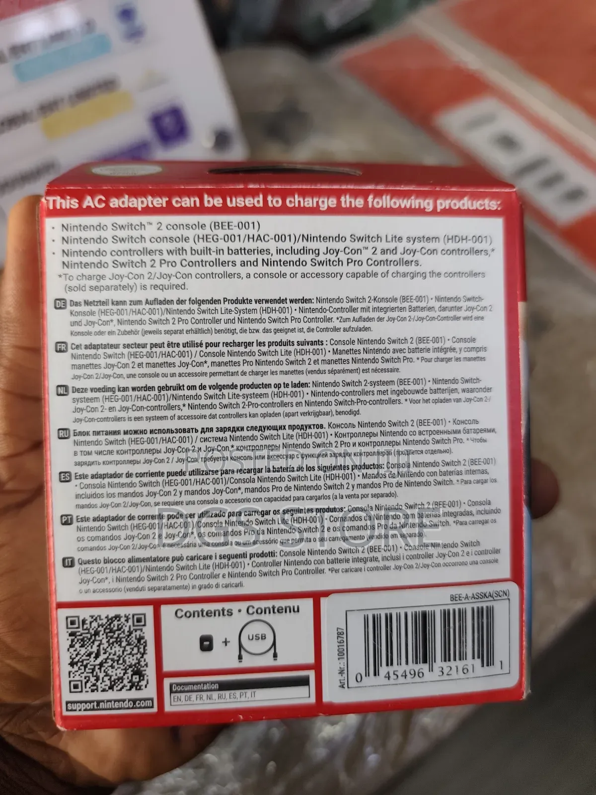 Nintendo Switch 2 Ac Adapter