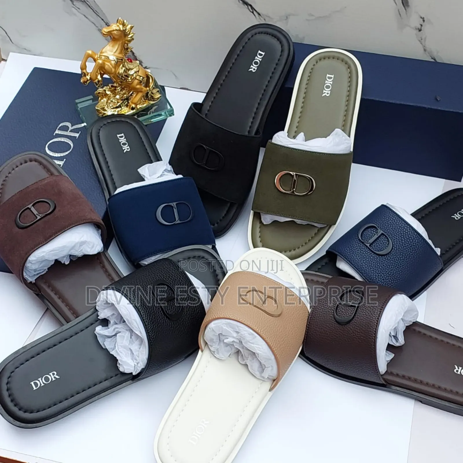 Luxe Slip- On Sandals