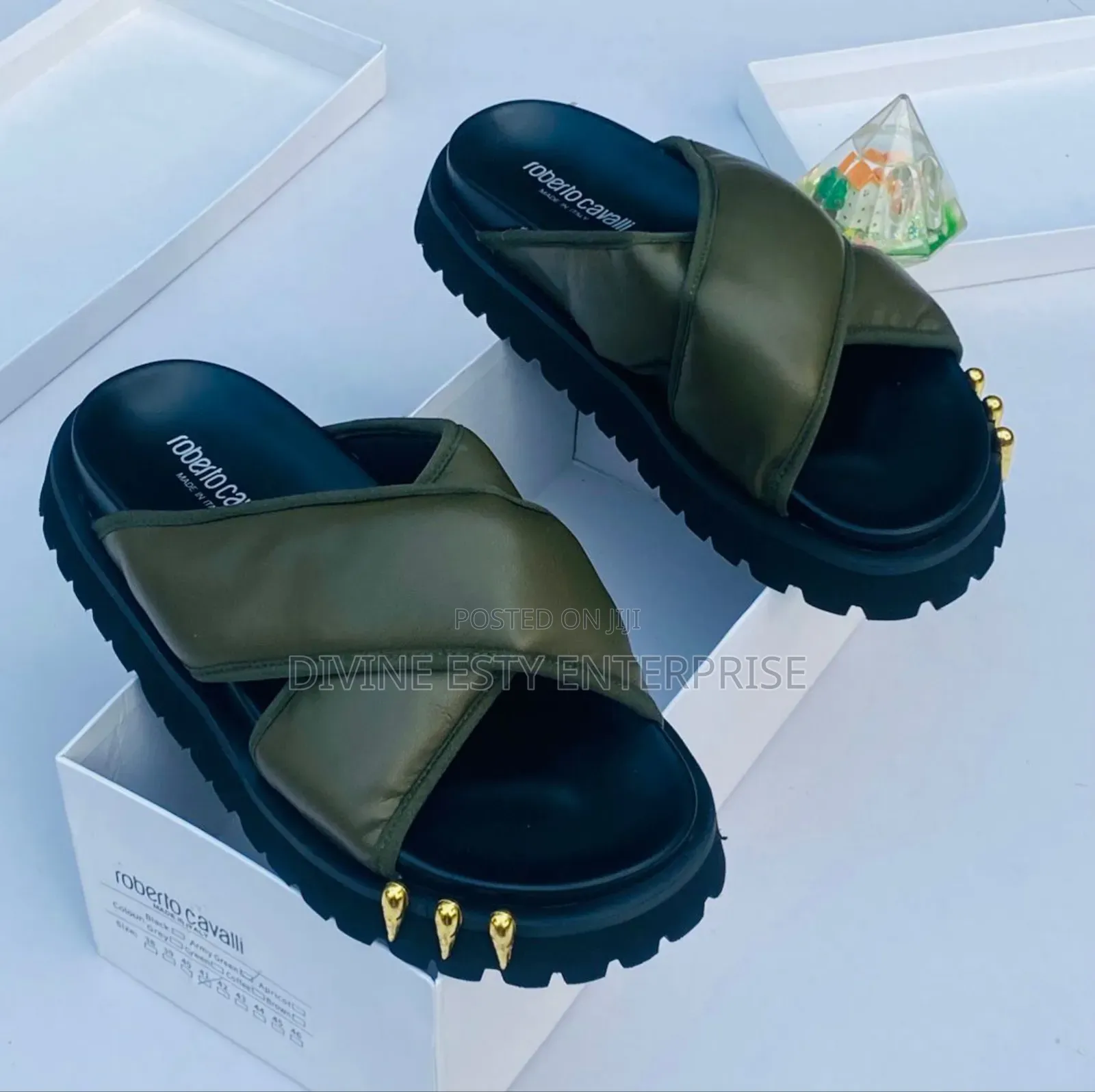 Luxe Slip- On Sandals