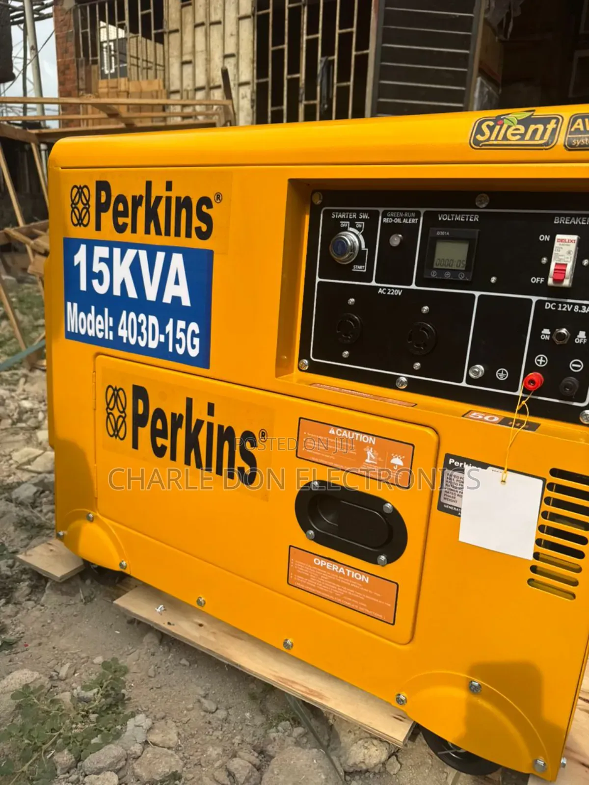 15kva Perkins Diesel Generator – Industrial Soundproof Model