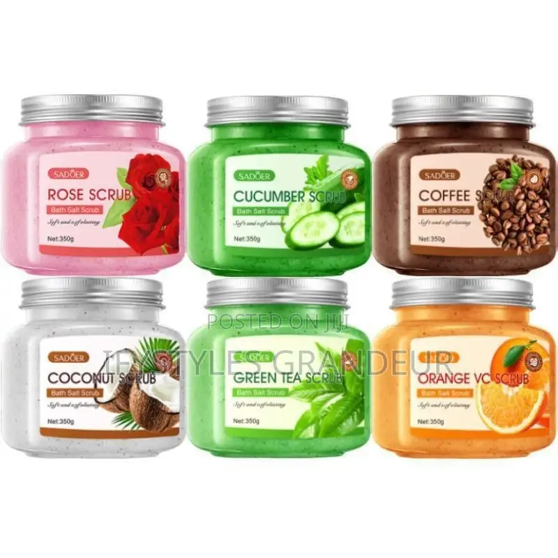Natural Exfoliate Skin Salt Body Scrub Dv