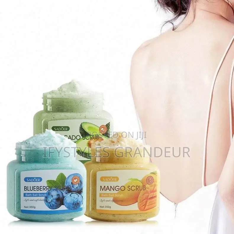 Natural Exfoliate Skin Salt Body Scrub Dv