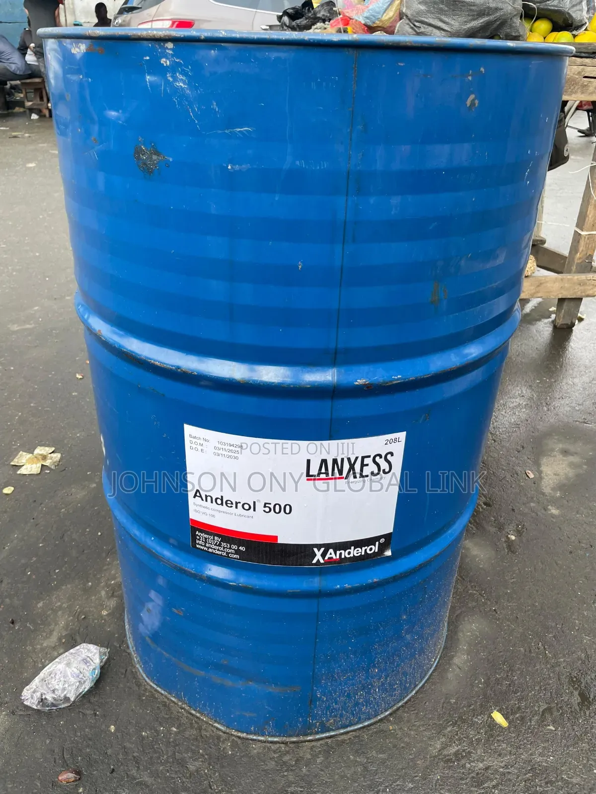 Anderol Grade 500 Iso Vg 100 Drum 200liters