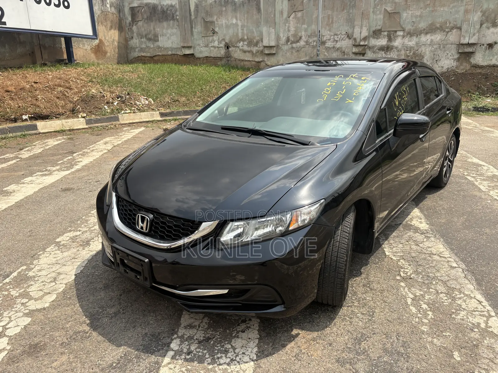 Honda Civic EX 4dr Sedan (1.8L 4cyl CVT) 2014 Black