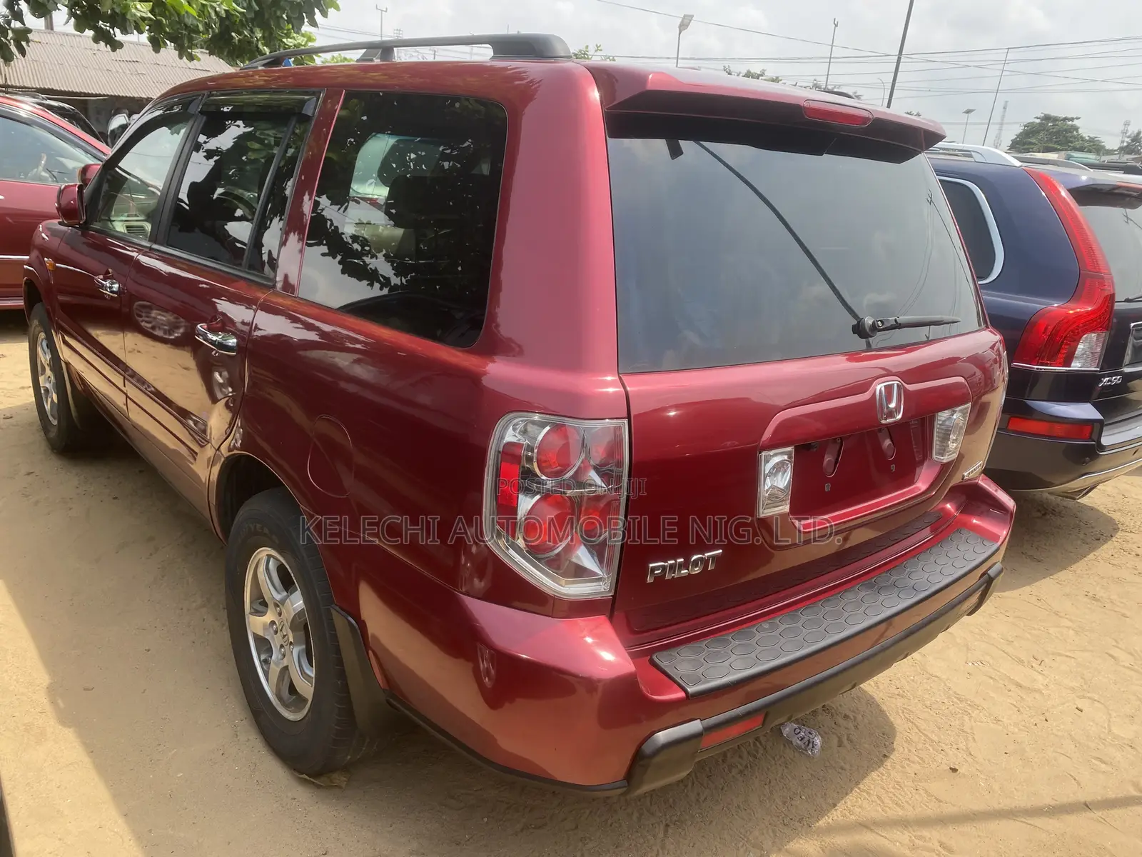 Honda Pilot EX-L 4x4 (3.5L 6cyl 5A) 2006 Red