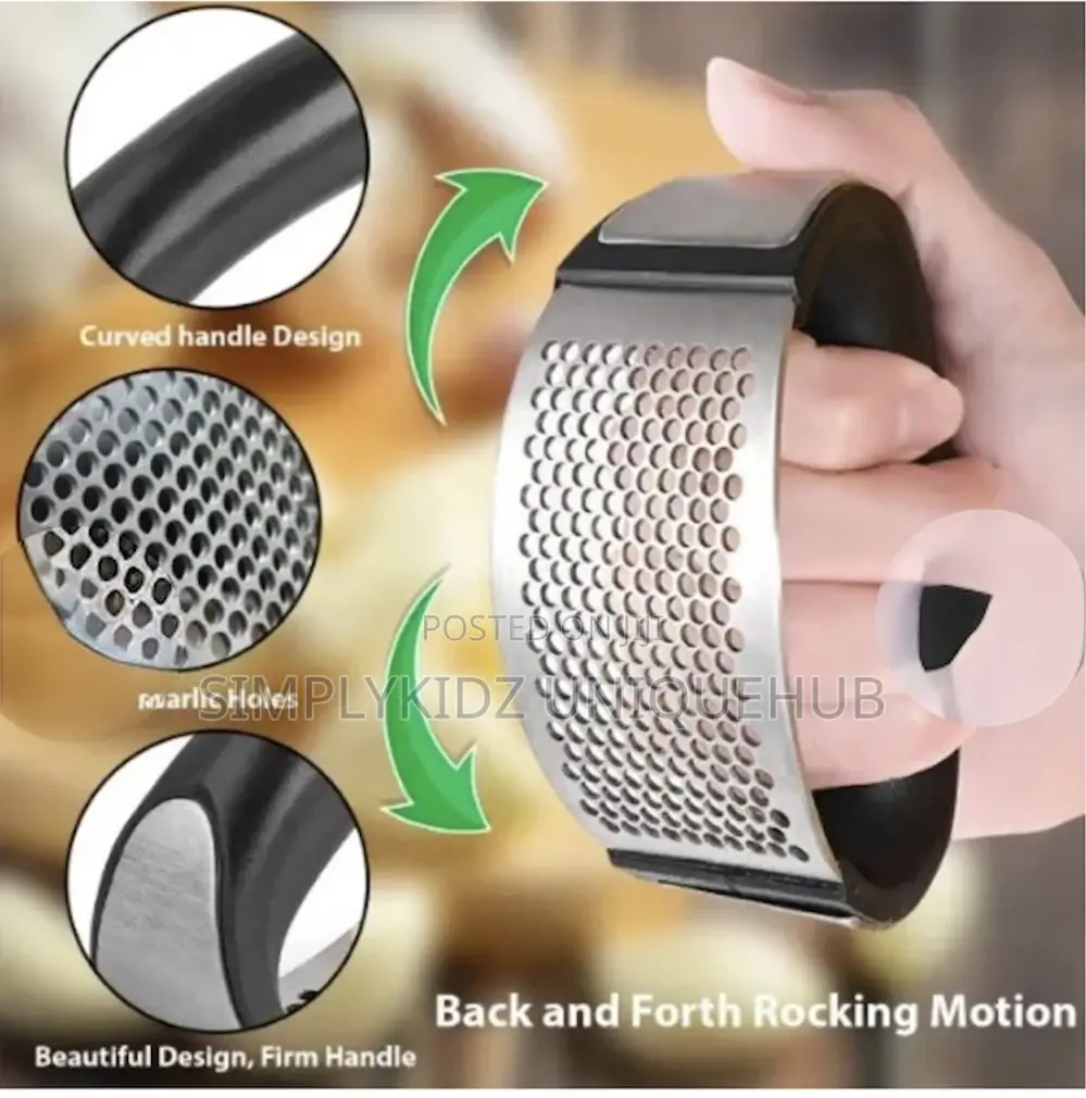 Stainless Steel Garlic Presser